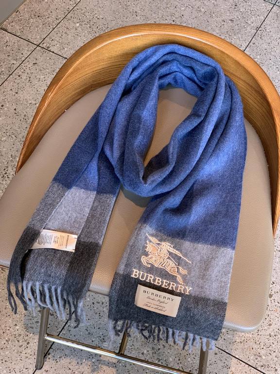 Price Burberry latest men's two-color pure cashmere scarf   our men's scarf and buy and cherish ~~~ men's models are really very few, only a few models a year, are export orders so it is more difficult to meet. Men's stu