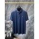 Hermes 2023 summer new T-shirt lapel short-sleeved polo shirt, counter customized fabric Breathable and comfortable, impeccable details, brand elements of the design concept, reflecting high quality. Hand feel delicate a