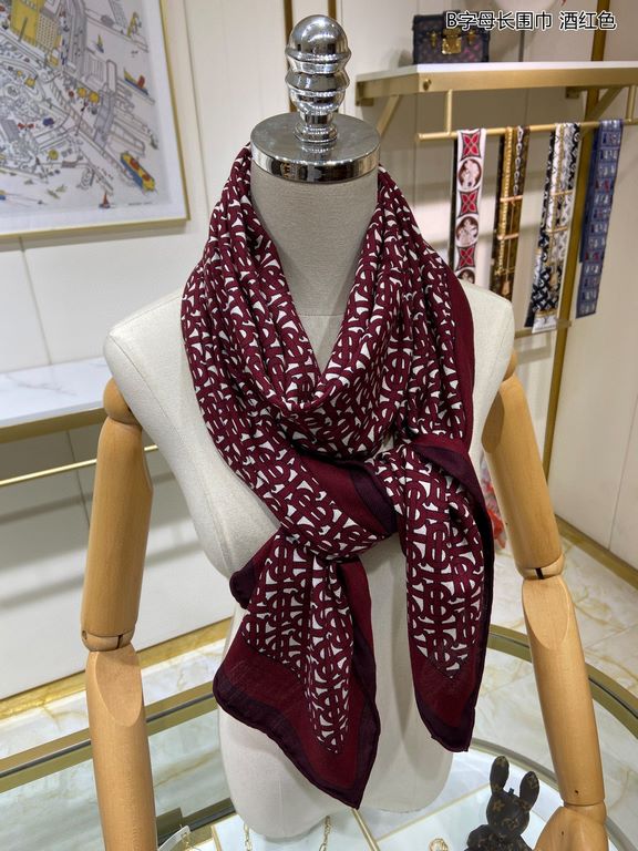 New         Burberry [B letter long scarf] both sides of the same color printing   grab  VIP recommended     start must be fast [high end big love    woman special goods goods very few four seasons can be used   truly be