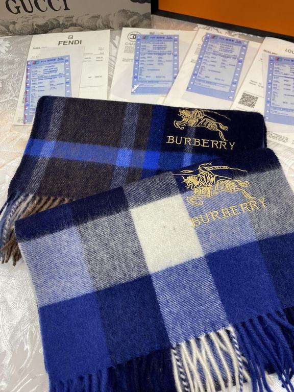 Top high-end goods spot release    Barberry counter super explosive perennial models  [classic long scarf] cashmere scarf  quality feel good to the point of no return  100% top pure cashmere   high cutting-edge products 