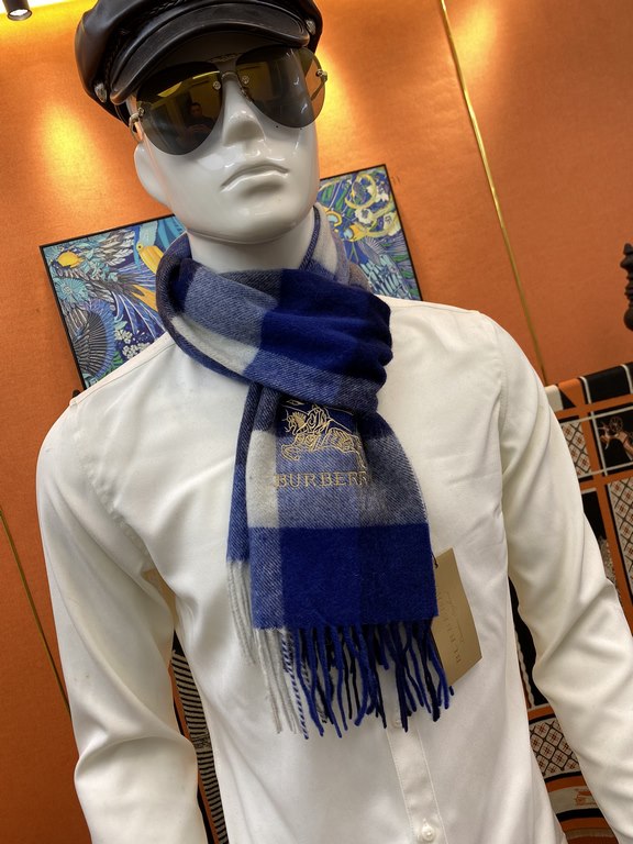 Top high-end goods spot release    Barberry counter super explosive perennial models  [classic long scarf] cashmere scarf  quality feel good to the point of no return  100% top pure cashmere   high cutting-edge products 