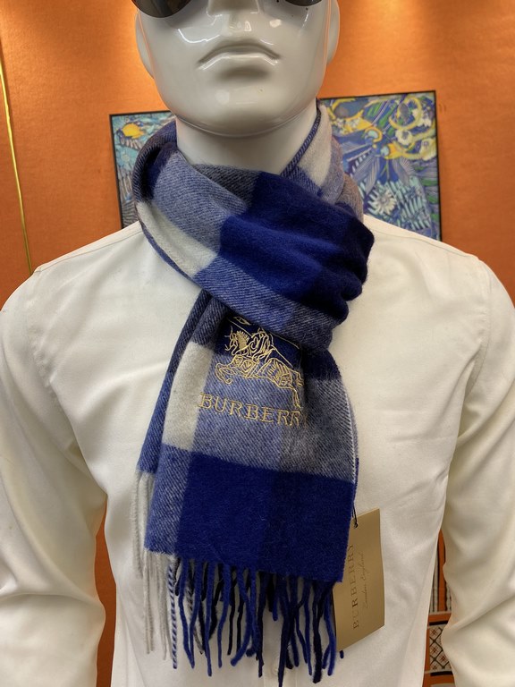 Top high-end goods spot release    Barberry counter super explosive perennial models  [classic long scarf] cashmere scarf  quality feel good to the point of no return  100% top pure cashmere   high cutting-edge products 