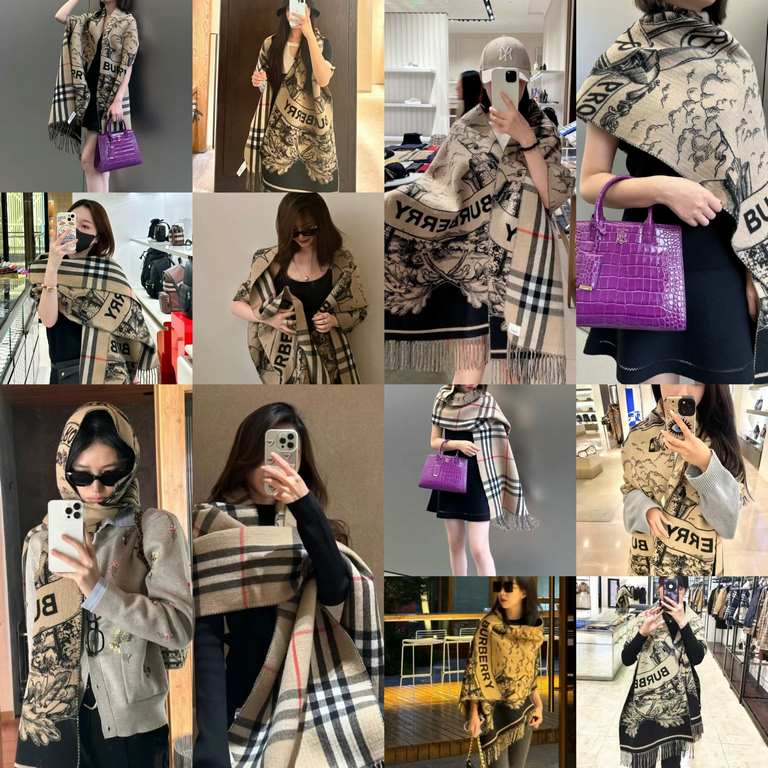 Explosive   Burberry [B War Horse Reversible Long Scarf], all kinds of good-looking, known as Burberry this year's most beautiful models, the most classic jacquard war horse logo  the most beautiful classic color matchin