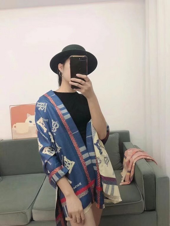 Own factory, the advantage of receiving orders 】 new Burberry scarf, European goods advanced customization, the effect on the body is very awesome Oh, size 180  65 about, grams 330g