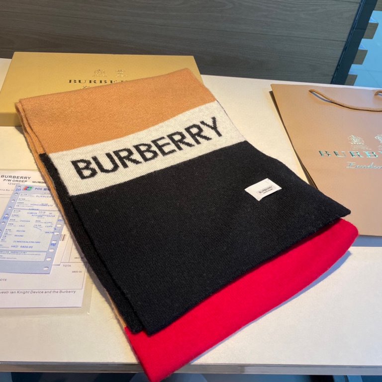 Hot models   newest models Burberry counter knitted cashmere scarf!30 180cm!100 cashmere. Hand feel soft and comfortable!  Luxury brands have knitted products     pure original high quality yarn   good-looking and at the