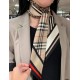 P Burberry Burberry silk twill narrow version of the scarf, decorated with the brand's exclusive logo presented in the digital printing process, Vintage plaid and iconic stripes,   domestic official website is also on th