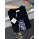 HERMES Hermes 2023 spring and summer new logo logo design couples models short-sleeved T-shirt Customized senior fabrics feel soft and comfortable with elasticity, simple atmosphere, the effect on the body is superb, the