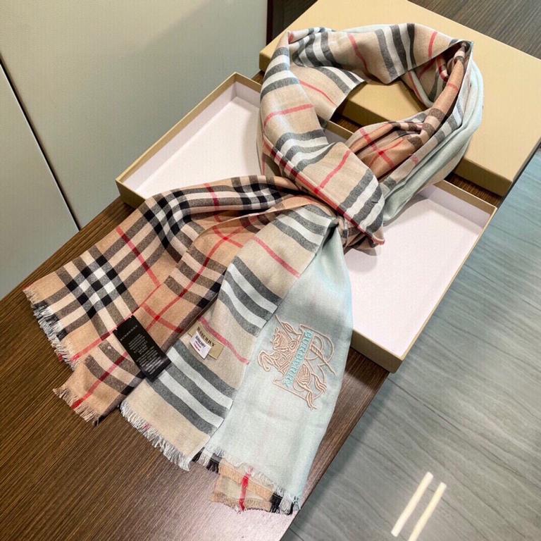 Recommended   Original   Counter New Synchronized New  BURBERRY-ENGLAND Explosive imported pure cashmere plaid scarfshawl  Perfectly combines the female sexiness and playfulness.The exclusive physical shooting of   High-