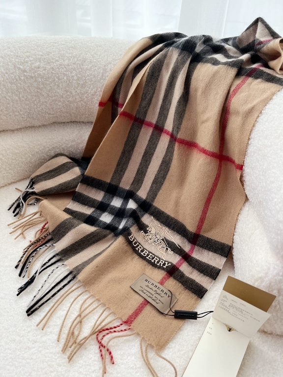 Arrival, B family. [Men's and Women's Scarves] Rage to keep for yourself, rare high-end men's models! Family benefits! Burberry very positive men's scarf ~ fabric big love, very soft and delicate comfortable, light water