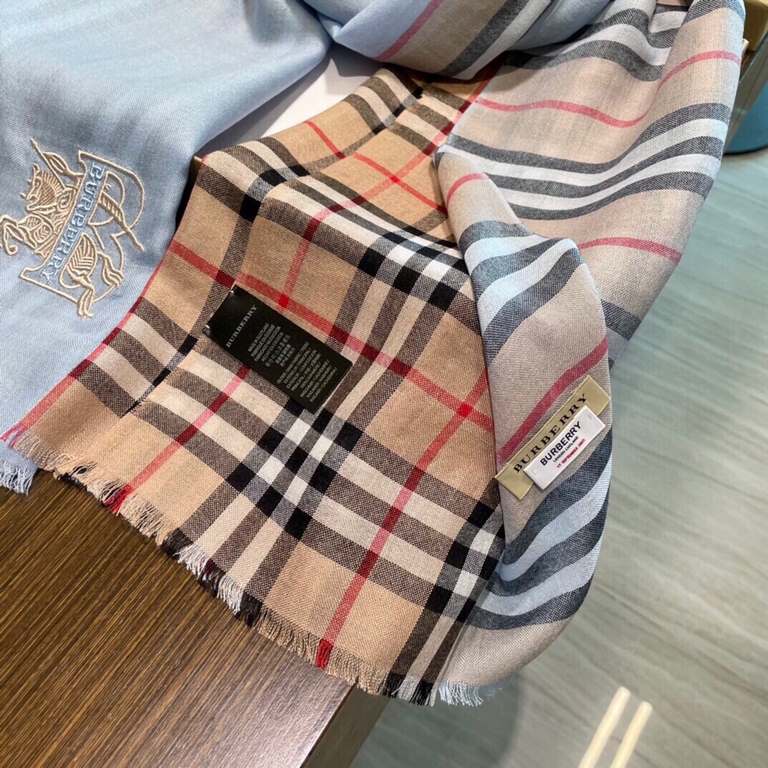 Recommended   Original   Counter New Synchronized New  BURBERRY-ENGLAND Explosive imported pure cashmere plaid scarfshawl  Perfectly combines the female sexiness and playfulness.The exclusive physical shooting of   High-