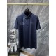 Hermes 2023 summer new T-shirt lapel short-sleeved polo shirt, counter customized fabric Breathable and comfortable, impeccable details, brand elements of the design concept, reflecting high quality. Hand feel delicate a