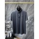 Hermes 2023 summer new T-shirt lapel short-sleeved polo shirt, counter customized fabric Breathable and comfortable, impeccable details, brand elements of the design concept, reflecting high quality. Hand feel delicate a