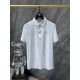 Hermes 2023 summer new T-shirt lapel short-sleeved polo shirt, counter customized fabric Breathable and comfortable, impeccable details, brand elements of the design concept, reflecting high quality. Hand feel delicate a