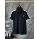 Hermes 2023 summer new T-shirt lapel short-sleeved polo shirt, counter customized fabric Breathable and comfortable, impeccable details, brand elements of the design concept, reflecting high quality. Hand feel delicate a