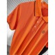 Hermes2023ss new spring and summer, men's high-end business casual polo short-sleeved polo shirt, trading company channel goods, pure pedigree quality, perfect condition as it is! Extremely luxurious design of a platinum