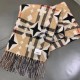 Burberry - Burberry new product Geometric cashmere jacquard scarf, the quality of the hand feel is too good to be true!   high cutting-edge product   absolutely screaming quality   top design models of fashionable big br