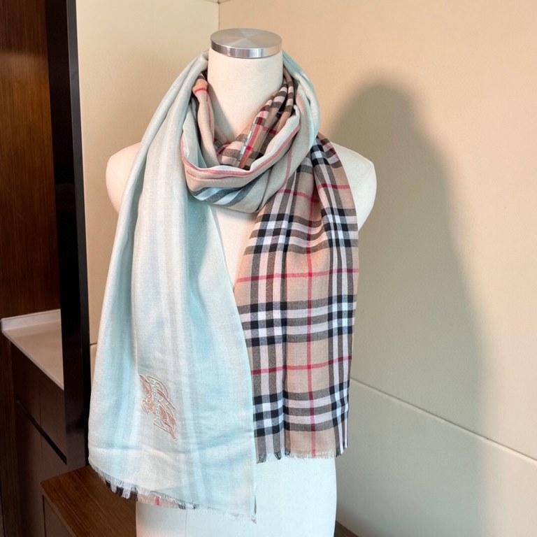 Recommended   Original   Counter New Synchronized New  BURBERRY-ENGLAND Explosive imported pure cashmere plaid scarfshawl  Perfectly combines the female sexiness and playfulness.The exclusive physical shooting of   High-