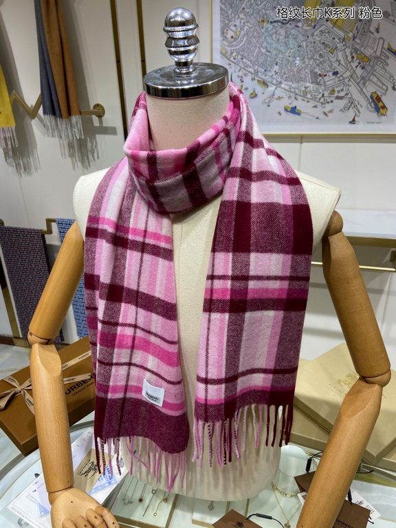 ... Too beautiful   beautiful to   to scream   Burberry counter models [plaid long scarf K series] Europe and the United States model   another that is fashionable and practical long scarf, men and women   color matching