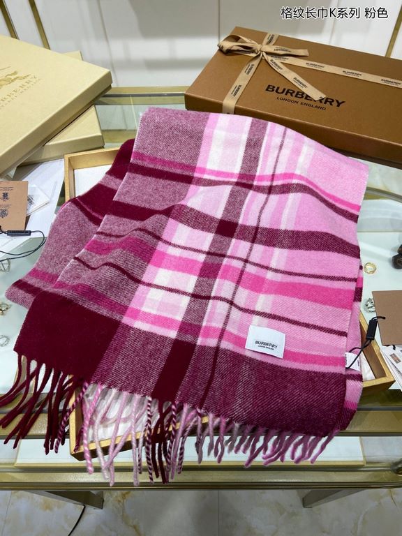 ... Too beautiful   beautiful to   to scream   Burberry counter models [plaid long scarf K series] Europe and the United States model   another that is fashionable and practical long scarf, men and women   color matching