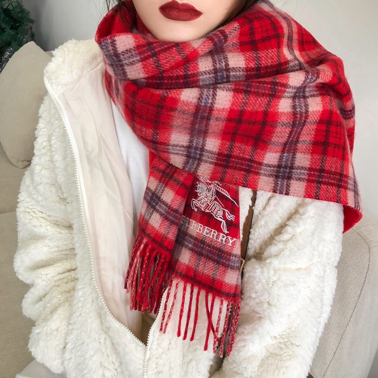 Burberry burberry counter grade classic cashmere plaid scarf! The true fragrance series must be recommended! Counter the latest quality, the current counter are replaced with pure handmade four corners sewing white label