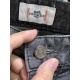 Hermès Hermès, 23s spring newest product jeans, counter synchronization is available, the original single goods, using imported original fabrics, excellent comfort, exquisite embroidery craft pattern logo, original hardw