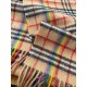 Classic heavy attack    Burberry Burberry Scottish rainbow high-end pure cashmere sense of texture scarf   key to this this kind of simple design is very versatile, can be matched with casual jackets can also be matched 