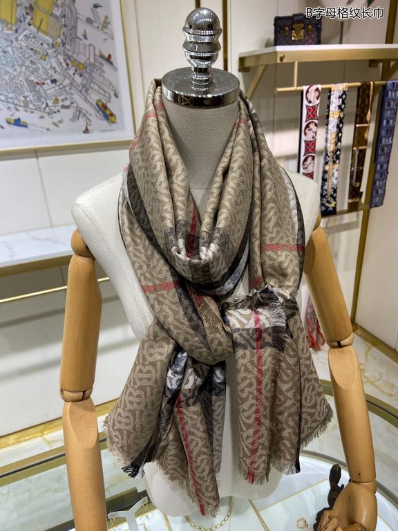 Price. bling bling Burberry [B letter plaid long scarf], this is the hard goods, hall of fame royal recommendation! Highly photographed single product, the top cashmere latest export, material and so on, no longer repeat