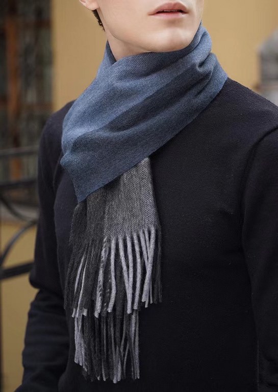 Price Burberry latest men's two-color pure cashmere scarf   our men's scarf and buy and cherish ~~~ men's models are really very few, only a few models a year, are export orders so it is more difficult to meet. Men's stu