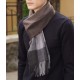 Burberry latest men's two-color pure cashmere scarf   our men's scarf and buy and cherish ~~~ men's models are really few and far between, only a few models a year, are export orders so it is more difficult to meet. Men'