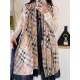 Will glow shiny scarf Burberry long scarf Dynamic and elegant urban styling accessories, soft touch. Classic Burberry floral pattern with plaid print, exquisite and gorgeous modeling embellishment, beautiful to the extre