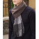 Burberry latest men's two-color pure cashmere scarf   our men's scarf and buy and cherish ~~~ men's models are really few and far between, only a few models a year, are export orders so it is more difficult to meet. Men'