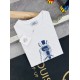 HERMES Hermes 2023 spring and summer new logo logo design couples models short-sleeved T-shirt Customized senior fabrics feel soft and comfortable with elasticity, simple atmosphere, the effect on the body is superb, the