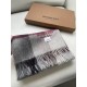 Burberry High-quality imported cashmere letters logo embroidered scarf surprise shelves Overseas counter latest men and women couples cashmere scarf domestic counter are not on the shelves from the style to the fabric ar