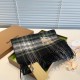 Men's and women's models are beautiful! Burberry Burberry British counter pure tail single! 2022 fall and winter order square cashmere temperament beauty essential models! In fact, the scarf has long ceased to be just a 