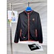 Hermes Hooded Sun Jacket Coat, spring new quick-drying breathable outdoor sports jacket, the original single counter jacket sun screen clothing, luxury classic brand original LOGO accessories counter hot models The body 