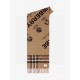 Burberry - Reversible Dual Purpose Label Print Cashmere Scarf    Italian-made scarf crafted from soft cashmere. One side is adorned with Burberry check and the other with a label print that pays homage to the brand's his