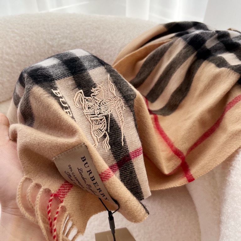 Arrival, B family. [Men's and Women's Scarves] Rage to keep for yourself, rare high-end men's models! Family benefits! Burberry very positive men's scarf ~ fabric big love, very soft and delicate comfortable, light water