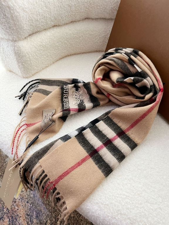 Arrival, B family. [Men's and Women's Scarves] Rage to keep for yourself, rare high-end men's models! Family benefits! Burberry very positive men's scarf ~ fabric big love, very soft and delicate comfortable, light water