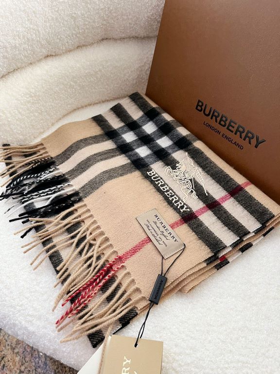 Arrival, B family. [Men's and Women's Scarves] Rage to keep for yourself, rare high-end men's models! Family benefits! Burberry very positive men's scarf ~ fabric big love, very soft and delicate comfortable, light water