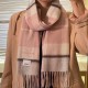 B home. [Men's and Women's Scarves] Rage to keep for yourself, a rare high-end men's model! Family benefits! Burberry very positive men's scarf ~ fabric love, very soft and delicate comfortable, light water ripple! Atmos