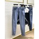 Hermes H Home. Couture feel, super soft denim fabric , light blue jeans.The fabric is very special, a blend of ultra-fine imitation cotton yarns, ultra-soft and comfortable.It has a denim casualness, a sense of leisure, 