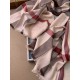 . B home. [Smokey Rose Pink] Forever chic  Burberry Classic Grid Thin Diamond Pattern Velvet Scarf ~ rare classic grid, such a grid really look every year feel good, this year is more retro chic style representative   Ve