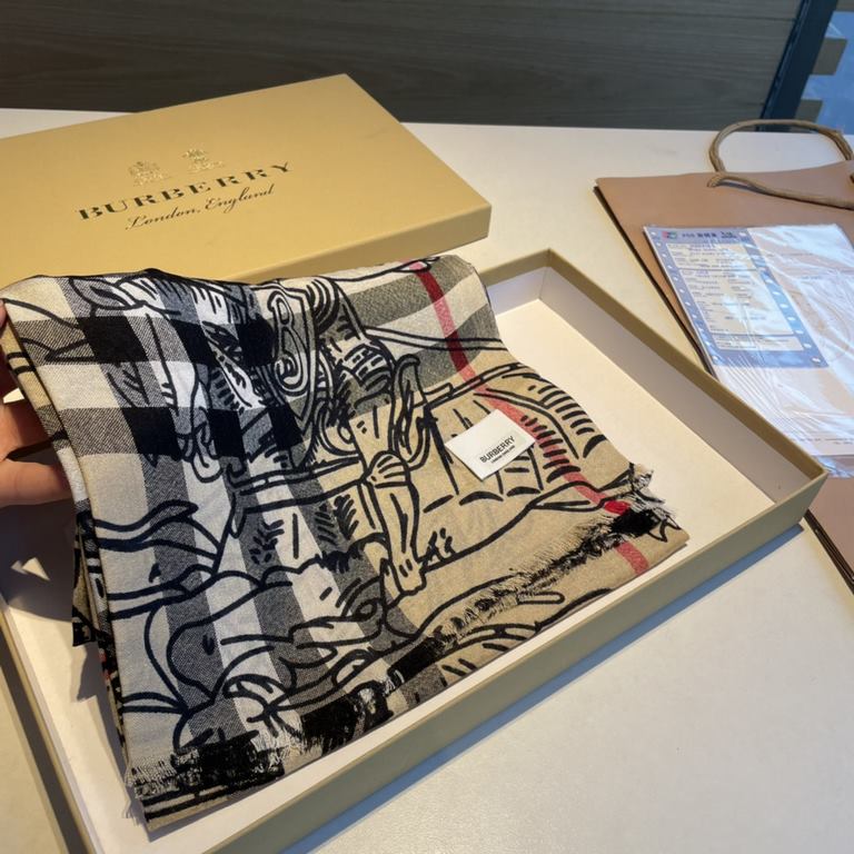 Equestrian rider Burberry counter new   scarf shawl heavy to come. Counter inspection  burberry original single hall of fame royal latest models  counter in the sale of 16,000   manpower must have burberry single product