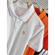 Hermes2023ss new spring and summer, men's high-end business casual polo short-sleeved polo shirt, trading company channel goods, pure pedigree quality, perfect condition as it is! Extremely luxurious design of a platinum