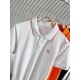 Hermes2023ss new spring and summer, men's high-end business casual polo short-sleeved polo shirt, trading company channel goods, pure pedigree quality, perfect condition as it is! Extremely luxurious design of a platinum