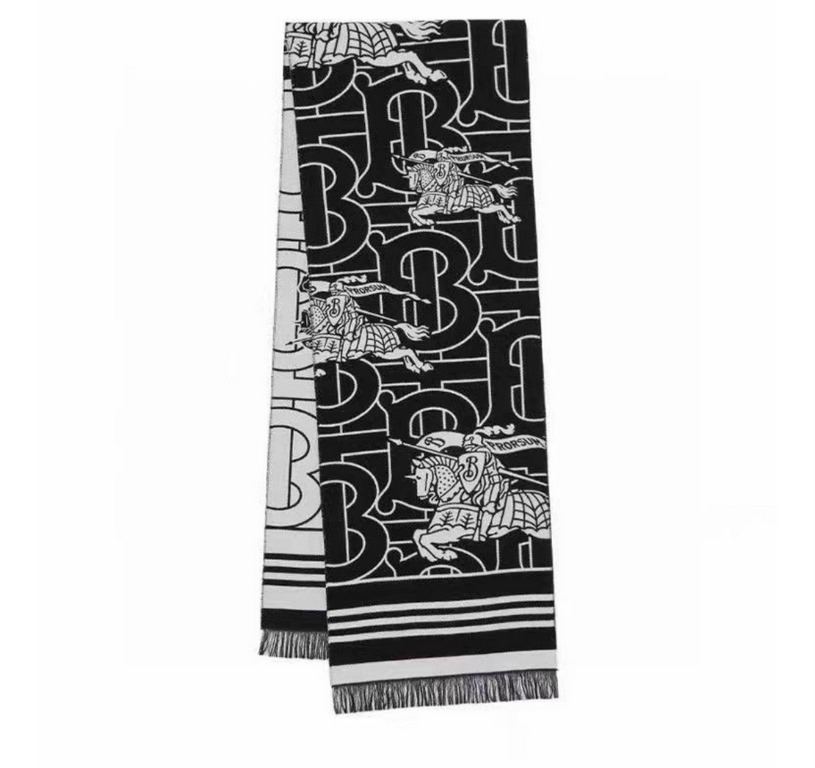 Burberry latest models   cattle full of TB series limited edition models   double-sided jacquard scarf small shawl, men and women with the same models, low-key not flashy, truly high-end boutique   produced in Scotland w