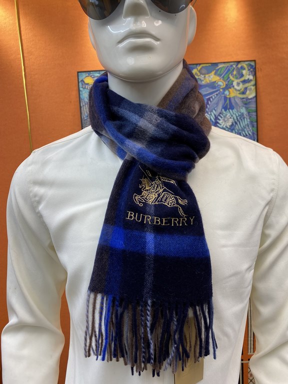 Top high-end goods spot release    Barberry counter super explosive perennial models  [classic long scarf] cashmere scarf  quality feel good to the point of no return  100% top pure cashmere   high cutting-edge products 