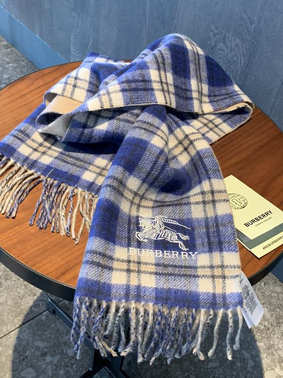 Burberry burberry counter grade classic cashmere plaid scarf! The true fragrance series must be recommended! Counter the latest quality, the current counter are replaced with pure handmade four corners sewing white label