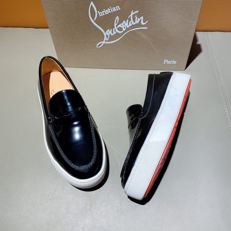 Counter qualityCL couple models red bottom shoes, christian louboutin christian louboutin christian louboutin original outsole original version of the open mold   The upper is made of imported cowhide leather   full c