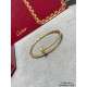 V gold plated with 1.0 micron gold,. DB original lettering CNC version Cartier rough full diamond studs bracelet        Cartier Cartier Juste un Clou studs bracelet Classic work Three colors complete Couple gifts (Let's 